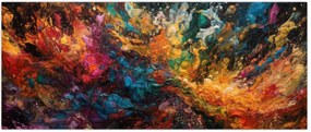 Tablou - Abstracția culorilor II. (120x50 cm)