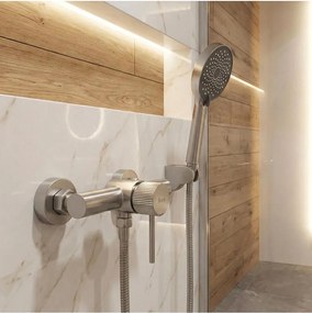 Baterie dus REA Lungo Stripe crom periat