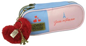 Film Heart Emily în Paris penar cu 3 compartimente cu decor de 23,5 cm