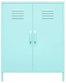 Dulap metalic albastru deschis 80x102 cm Cache - Novogratz