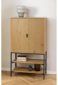 Dulap cu aspect de lemn de stejar 80x140 cm Jaipur – Actona