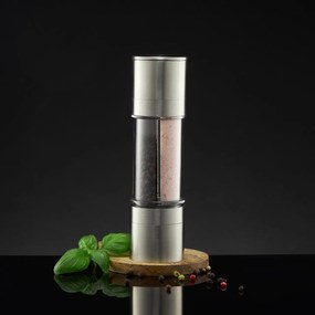 Rasnita sare si piper 2 in 1, Steel