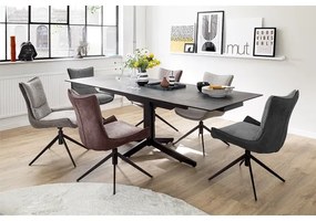 Scaun ZAIRA, 1 buc., maro/roșu