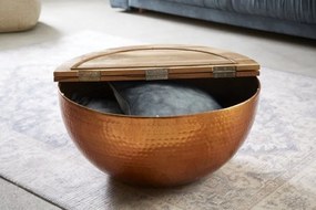 Masuta cu spatiu de depozitare Orient Storage 60cm, cupru