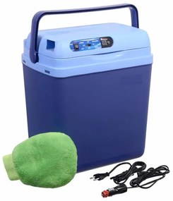 Cutie frigorifică portabilă cu afișaj, 48 W (230/12 V), 25 l, albastru