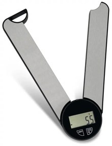 Cantar de bucatarie pliabil Rosberg R51651O, Pana la 5 kg, Baterie inclusa CR2032, LCD display, Inox