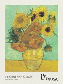 Reproducere Sunflowers (1888), Vincent van Gogh