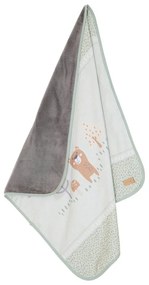 Pătură pentru copii verde-deschis din micropluș/cocolino 80x80 cm Woodland Buddies – Roba