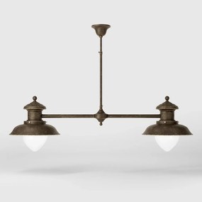 Lustra design italian din alama si sticla Al Mare