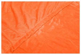 Cearșaf din micromicropluș My House, 180 x 200 cm, portocaliu