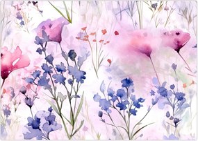 Tablou - Acuarelă pajiște (70x50 cm)