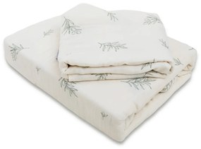 Lenjerie de pat din muselină Matex Olivka, 140 x 200 cm, 70 x 90 cm