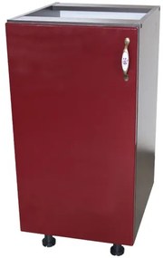 Corp inferior 40 cu 1 usa Zebra MDF rosu simplu