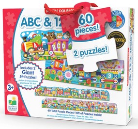 SET 2 PUZZLE-URI TRENUL URIAS CU NUMERE SI LITERE - ENG - THE LEARNING JOURNEY (TLJ854631)