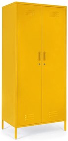 Dulap cu doua usi, galben, 50x80x185 cm, Cambridge, Yes