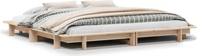 vidaXL Cadru de pat fără saltea, 180x200 cm, lemn masiv pin