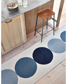 Covor tip traversă pentru interior și exterior albastru/crem 70x280 cm Otto Sky – Pappelina