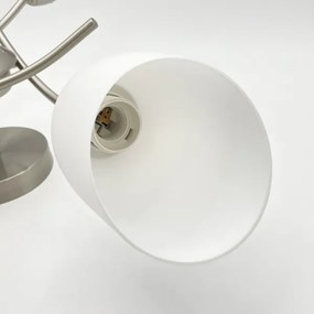 Lustră aplicată DONNA 3xE27/60W/230V nichel