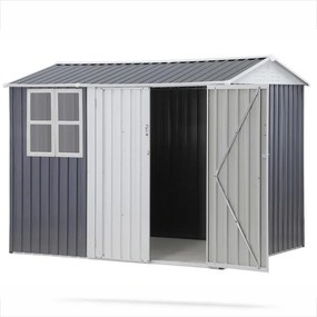 Căsuță de grădină Avenberg NORMAN 2,45 × 1,75 m, GRI/ALBĂ