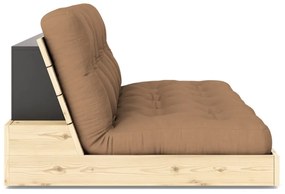 Canapea maro extensibilă 196 cm Base – Karup Design