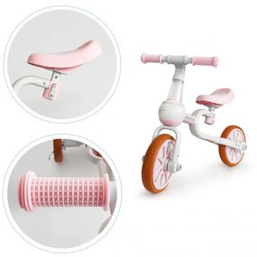 Bicicletă pentru copii roz Ecotoys 4in1