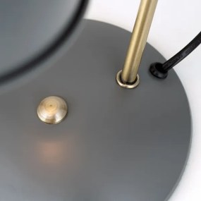 Orion - Lampă de masă FEDRA 1xE14/40W/230V gri/alamă