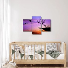 Tablou - Siluetele animalelor (90x60 cm)