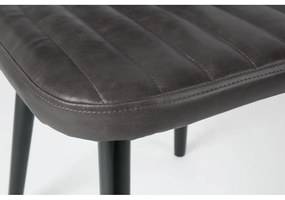 Scaun de dining negru Jake Worn – White Label