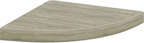 vidaXL Raft colțar de perete, stejar, 35 x 35 x 3,8 cm, MDF