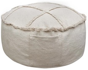 Fotoliu puf pentru copii crem Tic-Tac-Toe – Lorena Canals