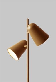 Lampa de podea cu doua spoturi directionabile Salamanca galben mustar