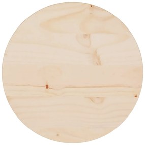 813644 vidaXL Blat de masă, Ø30x2,5 cm, lemn masiv de pin
