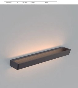 Aplica LED stil ambiental, ALTEA negru MA-8370