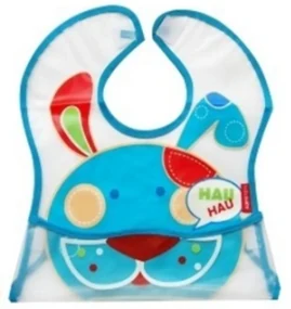 BOBO BABY Șorț pentru copii, bavetă Câine - albastru
