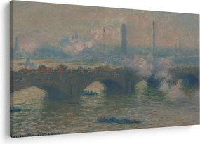 Tablou - Claude Monet, Waterloo Bridge, Gray Day, reproducere (90x60 cm)