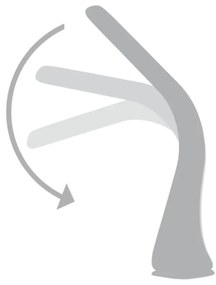 Veioza / Lampa LED de birou reglabila Lionel alba