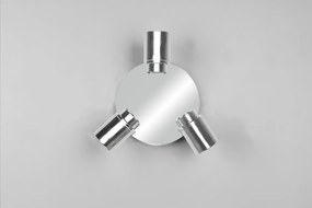 Spot argintiu lucios din metal Angelo – Trio