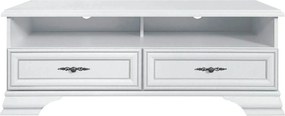 Comoda TV IDENTO, alb, PAL/MDF, 124x54x47 cm