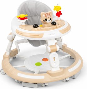Premergator 3 in 1 Kidizi Mimo pentru bebelusi, transformabil in antemergator, cu panou pentru picioare detasabil, melodii si lumini