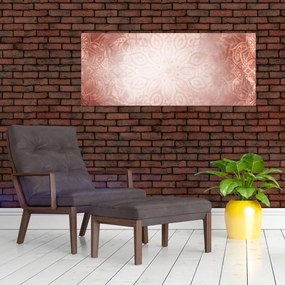 Tablou - Mandala roz (120x50 cm)