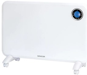 Sencor - Convector cu ecran LCD și termostat, 750 W / 1500 W / 230 V, IP24