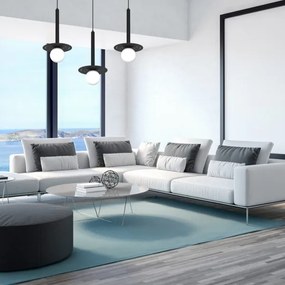 Lustră pe cablu FUTURA 3xG9/7W/230V neagră