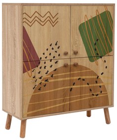 Mobilier pentru hol Maluxe 986 (Stejar sonoma + Piatră). 1089080