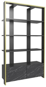 Raft Eleanoretta (Marmură negru + negru + Auriu). 1106763