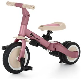 Tricicletă pentru copii PETITE&MARS 5 în 1 TURBO roz