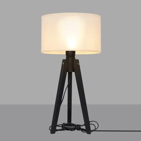 Lampă de masă ALBA 1xE27/15W/230V crem/pin
