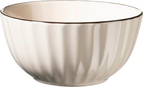 Set de 8 farfurii adânci și întinse Mäser OSITA – crem