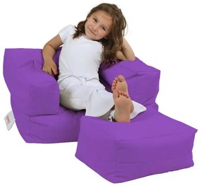 Fotoliu puf Kiddo (violet). 1101674
