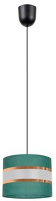 Lustră pe cablu CORAL 1xE27/60W/230V d. 20 cm verde