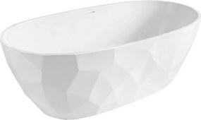 Cada freestanding Rea Celia 170x83 cm alb lucios
